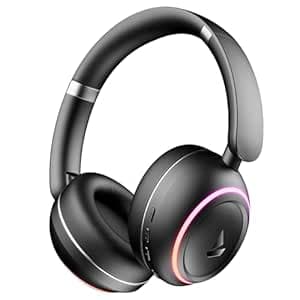 boAt Rockerz 480 Black Sabre wireless over ear headphones